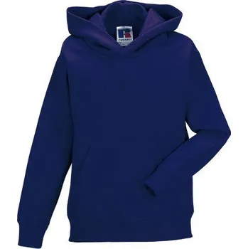 Chlapecká mikina Dětská jednobarevná klokánka Russell s kapucí Barva: Fialová, Velikost: 128 (L) Z575NK