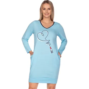 Dámské noční prádlo Regina dámská noční košile 119 s dlouhým rukávem