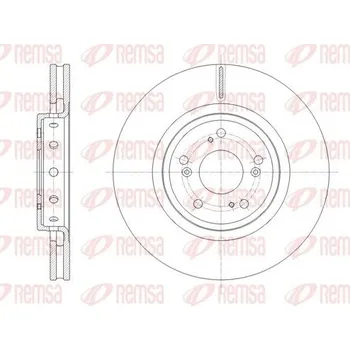 Brzdový kotouč Brzdový kotouč REMSA 61658.10