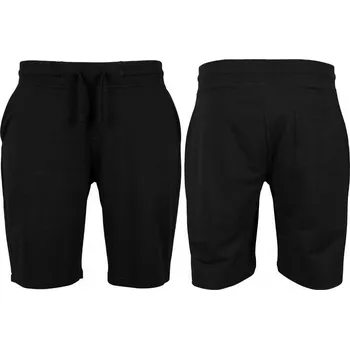 Pánské kraťasy Build Your Brand Pánské šortky z french terry nad kolena Barva: Černá, Velikost: S BY080