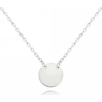 Šperk 1165 MINET Pozlacený stříbrný náhrdelník ENGRAVE Délka: 45