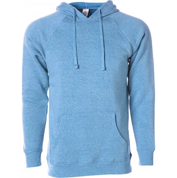 Pánská mikina Independent Úzká unisex raglánová mikina s kapucí ze směsového materiálu Barva: Světle modrá, Velikost: 3XL NP305