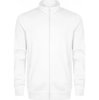 Pánská mikina EXCD by Promodoro Pracovní mikina se stojáčkem na zip z nečesané tkaniny Barva: Bílá, Velikost: S CD5270