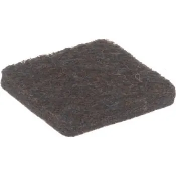 Podložka pod nábytek Filc.podložka ČTVEREC HNĚDÁ 25x25mm, tl.3,5mm 8ks