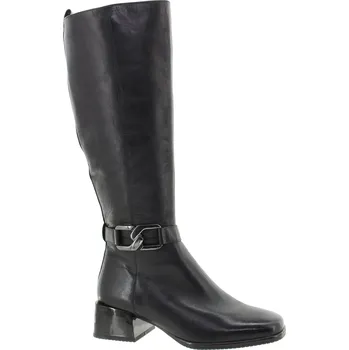 Dámské kozačky CAPRICE Dámské černé kožené kozačky 9-25525-41-022-265 Velikost 36