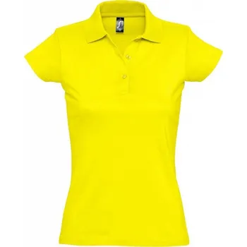 Dámské tričko Sol's Dámské bavlněné polo tričko Prescott Fair Wear Barva: Žlutá, Velikost: L L534