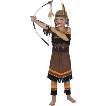 Karnevalový kostým Funiglobal - Deluxe kostým indián pro dívky - 5-6 years