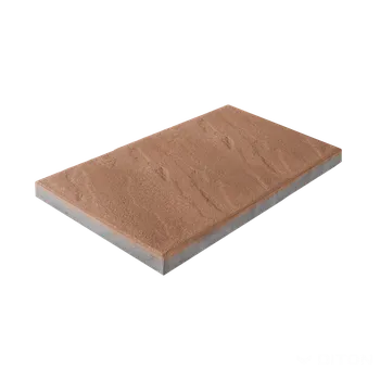 Venkovní dlažba DITON Dlažba BŘIDLICE RELIÉFNÍ Velikost: 59,7 × 39,7 × 4, Varianta: Břidlice reliéfní 60 / 40 / 4 cihlová, Povrch: standard, reliéfní