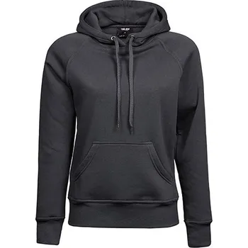 Dámská mikina Tee Jays Dámská teplá mikina z egyptské bavlny s dvojitou kapucí 310 g/m Barva: šedá tmavá, Velikost: XXL TJ5431