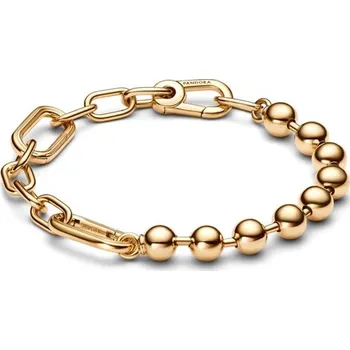 Náramek Řetízkový náramek PANDORA Me Shine s kuličkami a články 16 cm 562793C00-2