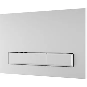 Splachovací tlačítko Sanela Dvojčinné splachovací tlačítko do rámu SLR 21, bílé SLW 50