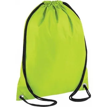 Školní batoh Sportovní batůžek se šňůrkami BagBase 11 l Barva: Limetková zelená, Velikost: 33 x 45 cm BG5