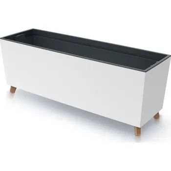 Pěstitelství Prosperplast Truhlík URBI CASE N s vkladem bílý 77cm