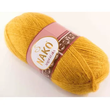 Příze Příze Angora Luks - hořčicová - 1636