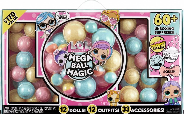 Igračka L.O.L. Surprise Mega Ball Magic!, Posteri, pokloni, merch