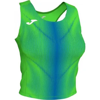Dámské tričko Dámský/Dívčí sportovní top JOMA OLIMPIA TOP FLUOR GREEN-ROYAL Velikost: 128-140, Barva: GREEN