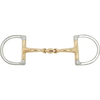 Udidlo pro koně Déčko BR Soft Contact 2x lom 16mm 13,5cm