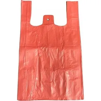 Termobox Taška igelitová 10 kg, 300+170x530, 12mi, červená, HDPE, 1 bal. = 100 ks