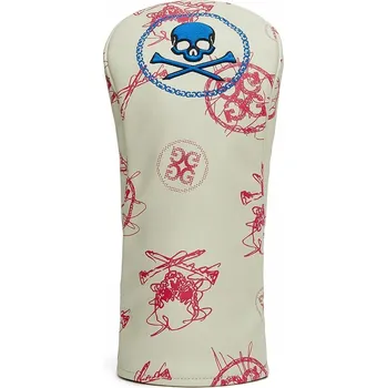 Headcover G/FORE headcover na driver Skull & T´s Sketch - béžový