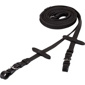 Otěže Premiere pogumované Černá Full