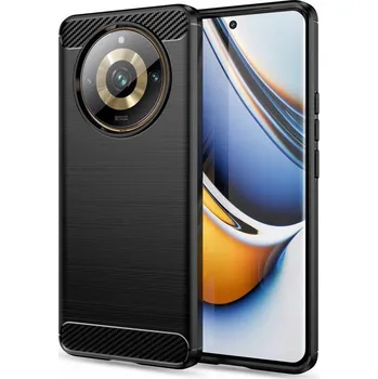 Pouzdro na mobilní telefon Kryt Realme 11 Pro / 11 Pro+ Nexeri TPU Premium Carbon černé