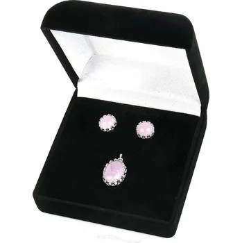 Souprava šperků Šperky z kunzitu dárková sada Ag 925/1000 + Rh