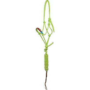 Pool's Set provazové ohlávky s vodítkem Pearls Pool's, COB/FULL, lime