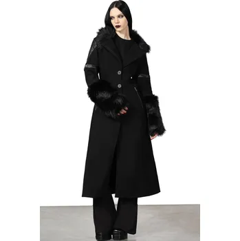 Dámský kabát kabát dámský KILLSTAR - Madame Mayhem - Black - XL