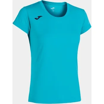 Dámská móda Dámské/Dívčí sportovní tričko JOMA RECORD II SHORT SLEEVE T-SHIRT FLUOR TURQUOISE Velikost: 128-140, Barva: FLUOR TURQUOISE