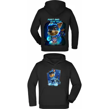 Chlapecká mikina Mikina Chase Tlapková Patrola Movie Barva: černá, Velikost: 110/116 - 5/6let