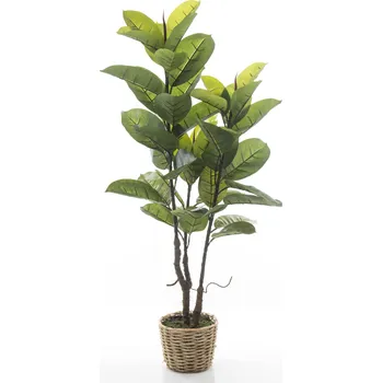 umělá květina Umělá dekorativní rostlina ficus elastica 120 cm
