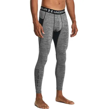 Pánské legíny Kompresní legíny Under Armour ColdGear Twist Leggings-GRY 011 XL