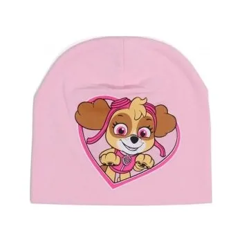 Čepice Setino - Dívčí jarní / podzimní čepice Tlapková patrola - Paw patrol - Skye - sv. růžová 52