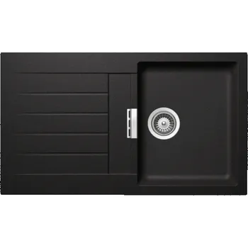 Granitový dřez SCHOCK kuchyňský dřez SIGNUS D-100 Typ usazení: Usazení do roviny (dřez v rovině s deskou), Barva (Cristadur): Stone (STO 88)