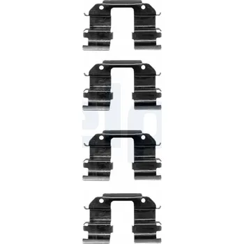 Přislušenství brzdového systému Sada příslušenství, obložení kotoučové brzdy DELPHI LX0372