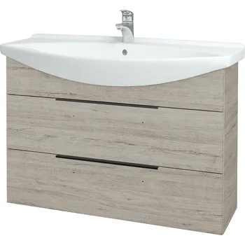 Koupelnový nábytek DŘEVOJAS TAKE IT SZZ2 105 skříňka s umyvadlem Dreja Plus 105 Barevné provedení: D16 Beton tmavý