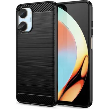 Pouzdro na mobilní telefon Kryt Realme 10 4G Tech-Protect TPU Carbon černý