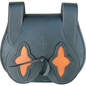 Špulák Kožená tašvice zdobená dvěma hvězdami