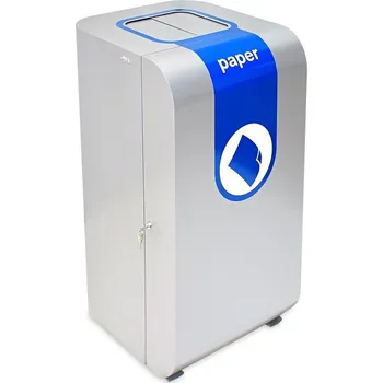 Odpadkový koš HTI Odpadkový koš na tříděný odpad AMSTERDAM 120 l, zelená