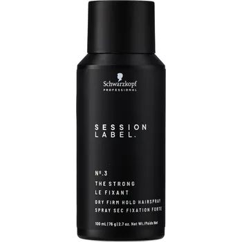 Stylingový přípravek Suchý silně fixační vlasový sprej Schwarzkopf Professional Session Label The Strong - 100 ml (2770343) + dárek zdarma