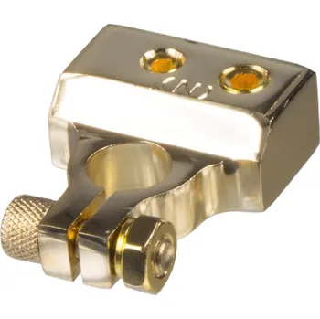 Autobaterie Zlacená svorka (-) pólu baterie (4 in) 1x50, 1x20, 2x10 mm2
