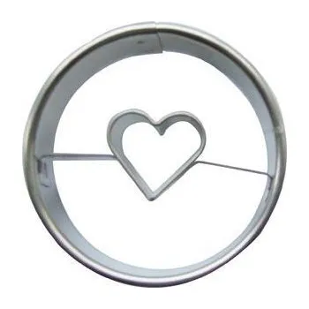 Vykrajovátko Smolík Vykraj.cukroví KOLEČKO hladké SE SRDÍČKEM