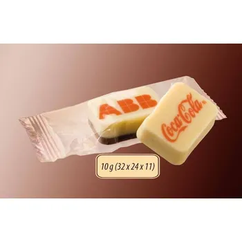Čokoláda Čokoláda s potiskem, obdélník 10g 1000ks