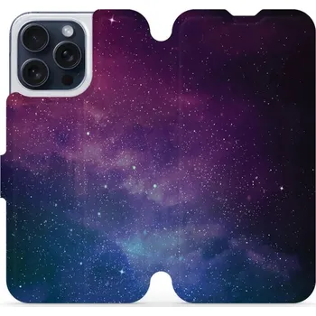 Pouzdro na mobilní telefon Flipové pouzdro Mobiwear - Apple iPhone 15 Pro Max - V147P Mlhovina (Knížkové flip pouzdro, obal, kryt na mobil Apple iPhone 15 Pro Max - V147P Mlhovina, materiál Umělá kůže + TPU - ochrana 360°, stojánek, silikonová vanička, magnetické zavírání)
