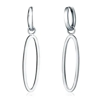 Náušnice Dámské stříbrné visací naušnice STNAU1585F