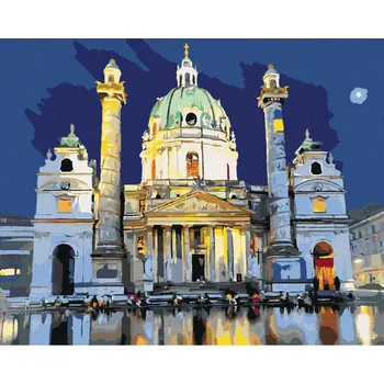 Hračka Diamondi Diamantové malování - ST. CHARLES VE VÍDNI Rozměr: 40x50 cm, Rámování: bez rámu a bez vypnutí plátna