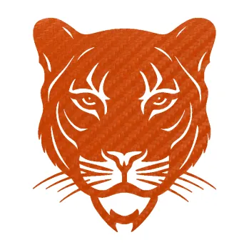 Polep vozidla SAMOLEPKA Panter 002 hlava black panther (54 - 3D karbon oranžový) NA AUTO, NÁLEPKA, FÓLIE, POLEP, TUNING, VLASTNÍ TEXT, TISK, AUTOSAMOLEPKY.cz, POLEPY, OBRÁZEK, LOGO, SAMOLEPKY