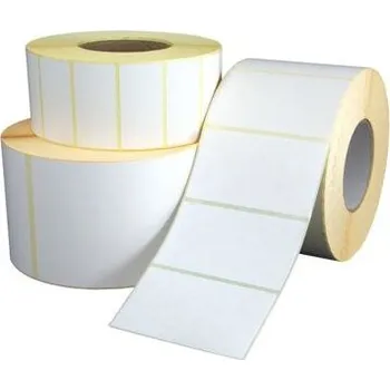Samolepící etiketa Etikety na kotouči 32x25 mm, papír, návin 4000 ks na kotouči pro dotisk na TTR