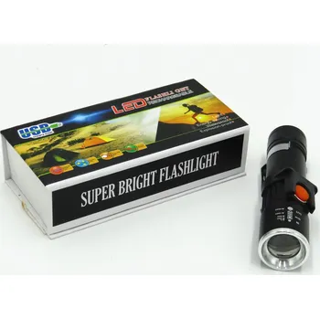 Svítilna LED super jasná svítilna zoom 3 režimy