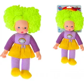 Panenka Panenka měkké tělo 35cm se žlutými vlasy 24m+